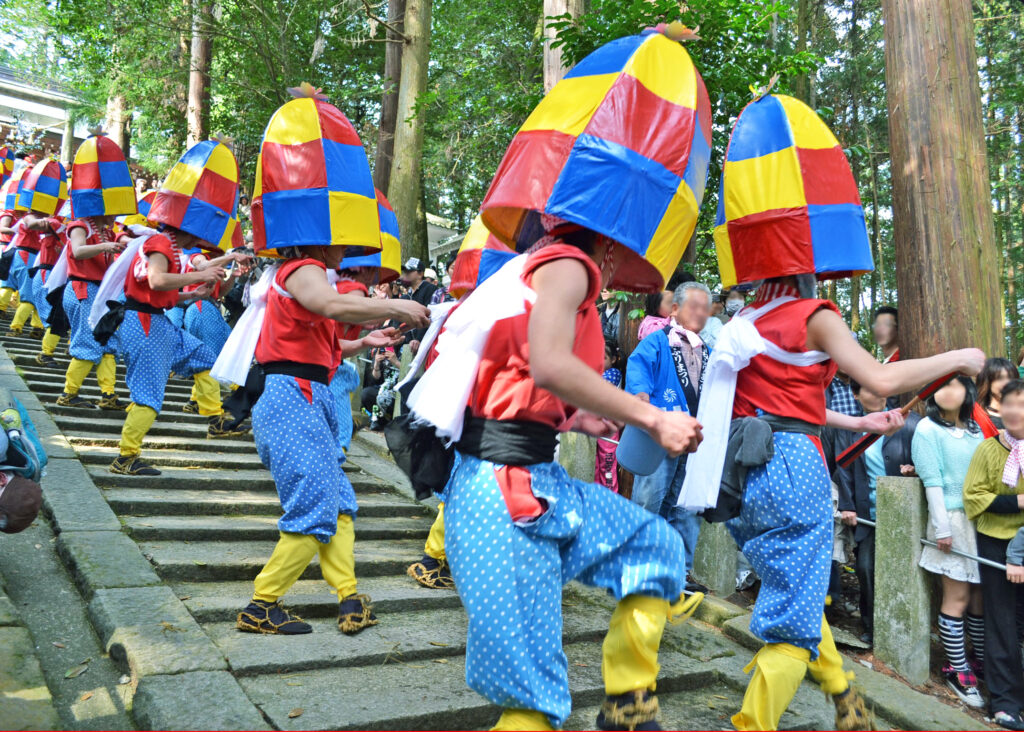 蛭川地区杵振り踊り画像